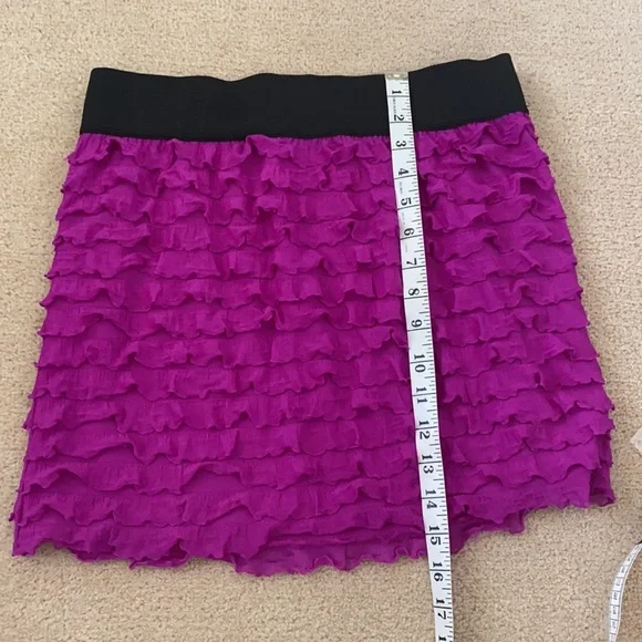 Free People Magenta Ruffle Mini - Picture 8 of 8